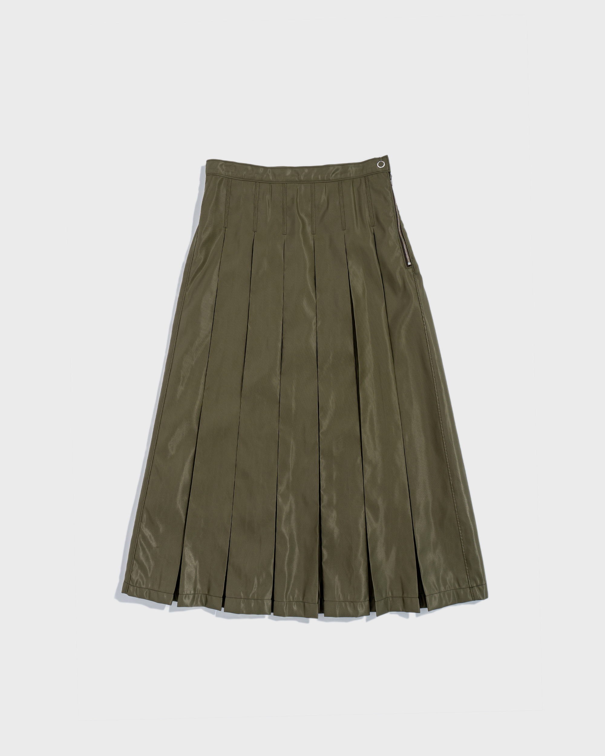 Front Pleated Skirt