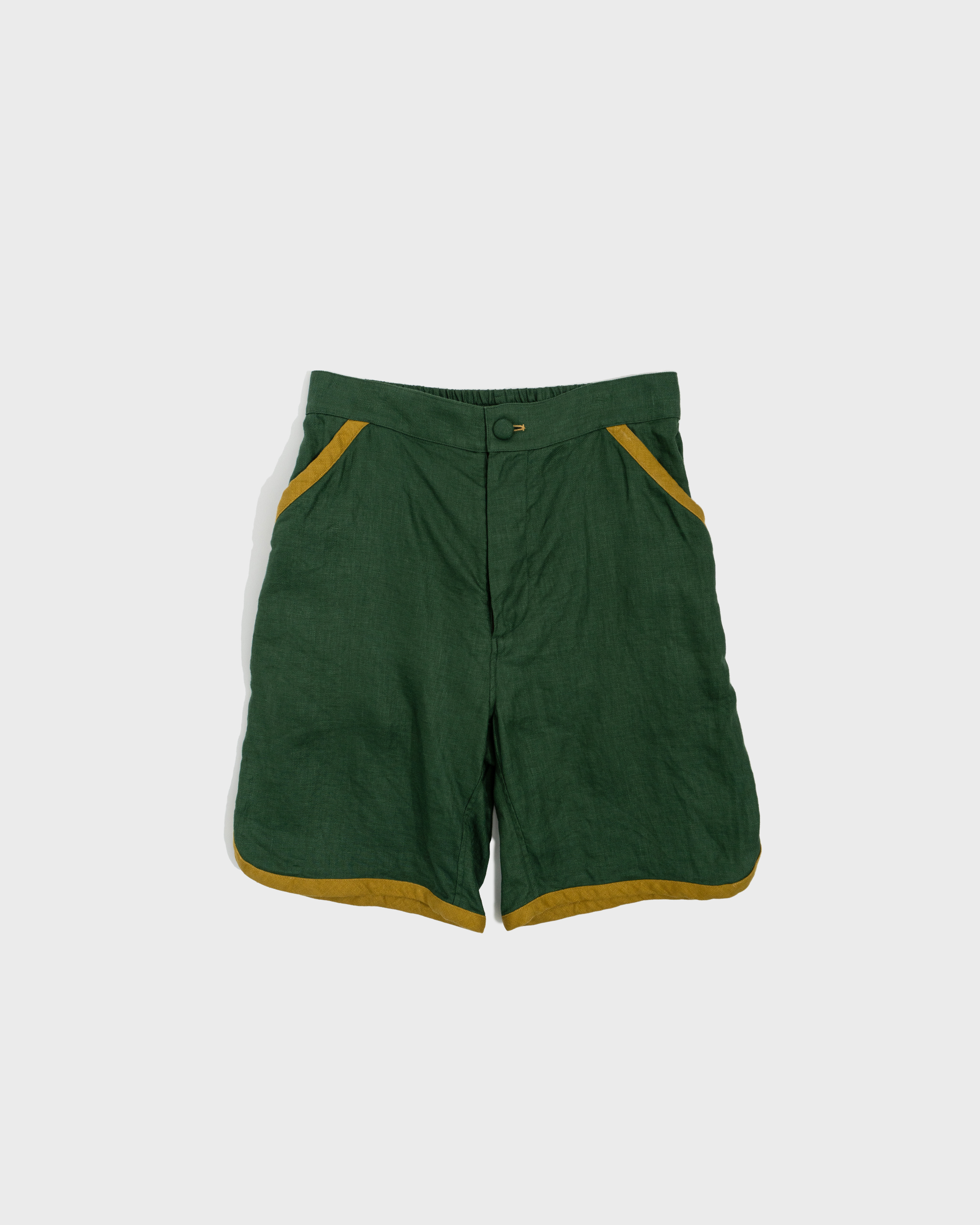 Piping Shorts Green