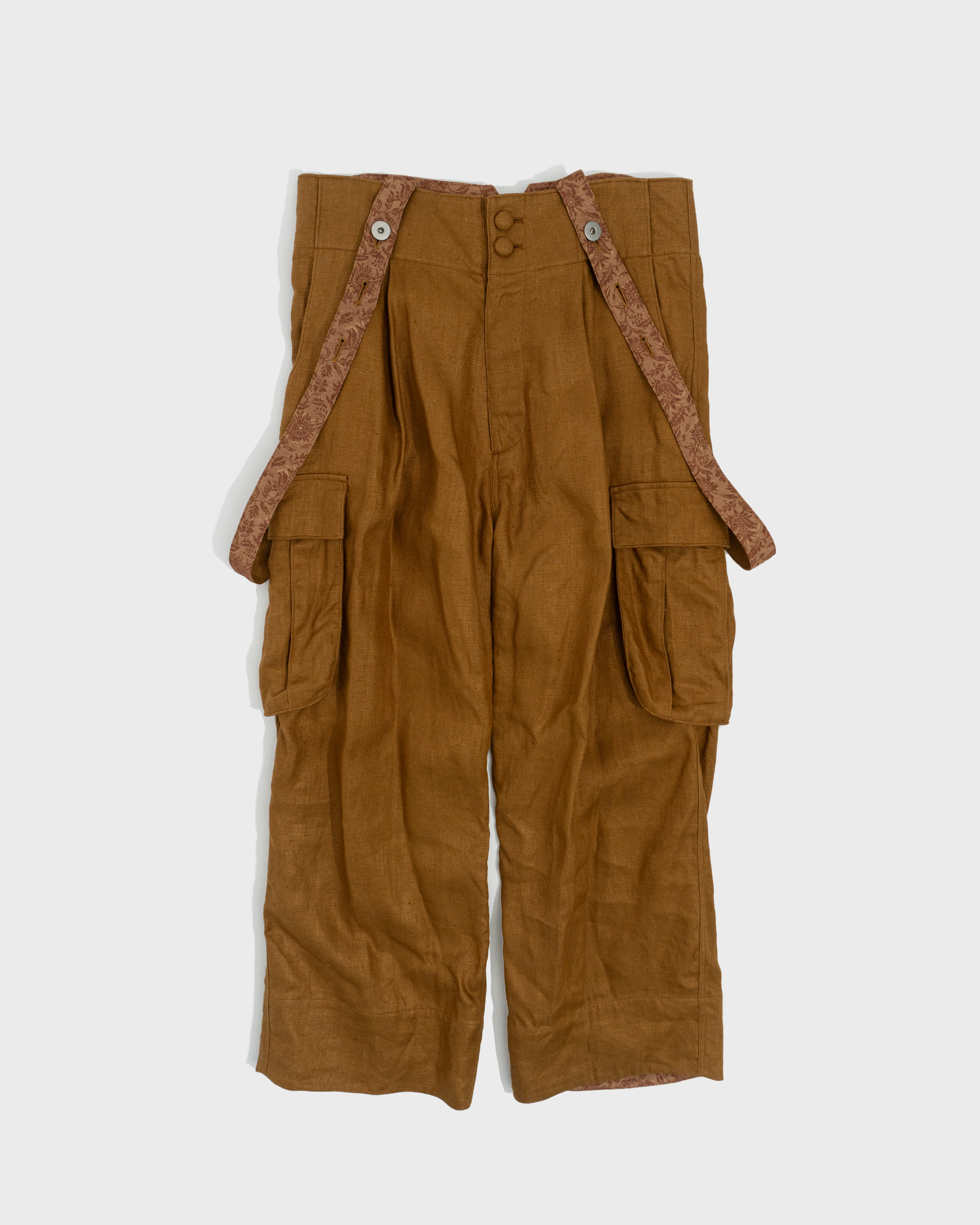 Back Strap Suspender Trousers